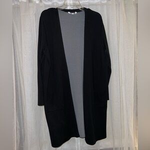 Long Black Cardigan/Duster